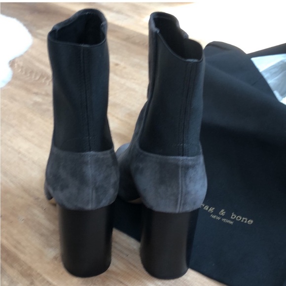 RAG and BONE AGNES BOOT IN ASPHALT SUEDE - Picture 3 of 6